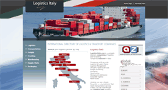 Desktop Screenshot of logisticsitaly.com